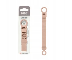 Klips Bibs 0m+ Blush kūdikio čiulptuko laikiklis, patogus ir tvirtas