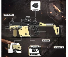 Klocki konstrukcyjne Mould King 14031 Pistolet Kriss Vector 1558 el.