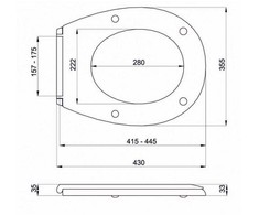 Euroliux Klozeto dangtis MA-012A