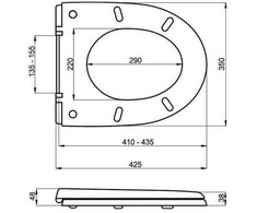 Euroliux Klozeto dangtis MA-020A