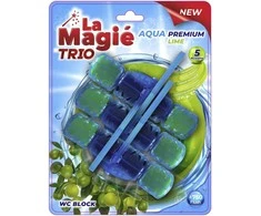 Klozeto gaivikliai Mėlyna Vanduo La Magie 3x40g Lime
