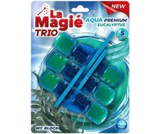 Klozeto gaivikliai Mėlyna Vanduo La Magie 3x40g Eucaliptus Breeze