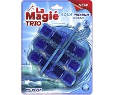 Klozeto gaivikliai Mėlyna Vanduo La Magie 3x40g Ocean Breeze
