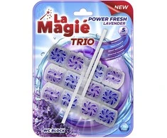 Klozeto gaivikliai Power Fresh La Magie 3x40g Lavander