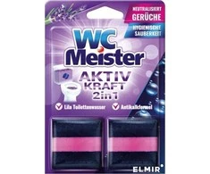 Klozeto gaivikliai vandens nuleidimo bakeliui WC Meister 2x50g Lavendel