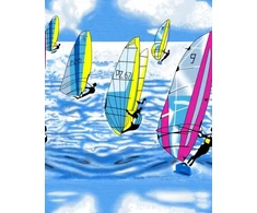 KMBE Paravanas paplūdimio "windsurfing" 12m - storas, tvirtas, lietuviškas