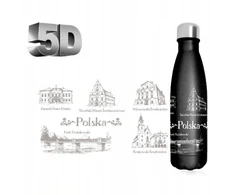 Kmt Style TERMINIS BUTELAS 500 ML NERŪDIJANTOJO PLIENO 5D POLIKOS SUVENYRAI DOVANA 27C
