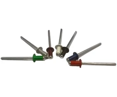 Kniedės, 3,2 x 8,0 mm, AL/PL, RAL3000, 50 vnt.