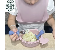 Koala Kay Silikono seilinukas kūdikiui reguliuojamas seilinukas