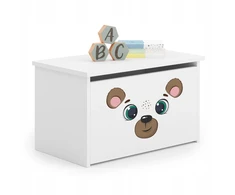 Kobi Skrzynia kufer indas na zabawki DARIA balta Teddy Bear