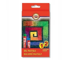 Koh-i-noor pasteliniai pieštukai, 12 vnt.