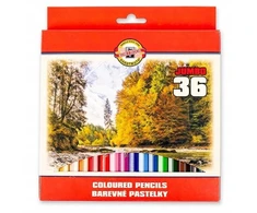 Koh-i-noor pieštukinės spalvos vaikams, 36 spalvų rinkinys