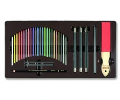 Koh I noor Pieštukų ir piešimo priemonių rinkinys Polycolor 24 vnt.