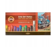 Koh-i-noor Toison Dor sausos pastelės, 12 spalvų
