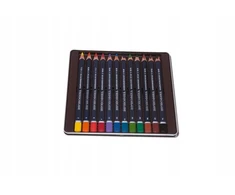 Koh-i-noor Triocolor kreidelės 12 vnt. metalinėje dėžutėje