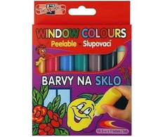Koh I noor Vitražiniai dažai 10,5ml: 5 spalvos + 2 kontūrai