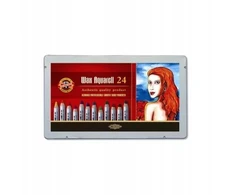 Koh-i-noor Wax Aquarell akvarelinės kreidelės 24 spalvos + priedai