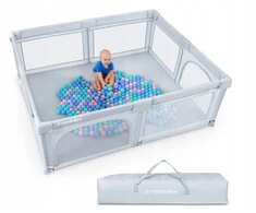 Kojec Angelbliss 150x180x68 cm pilka