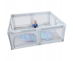 Kojec Angelbliss 150x180x68 cm pilka