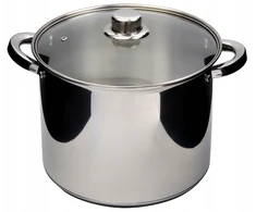Koko Nerūdijančio plieno puodas su dangčiu, indukcinis, didelio dujų, didelis, 18L, 32cm, maitinimas