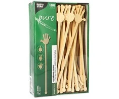 Kokteilių maišikliai Pure Hands Papstar 21cm/100vnt.