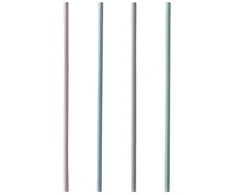 Papstar Kokteilių šiaudeliai Popieriniai 6mm 21cm 200vnt