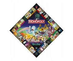 Kolekcinis Monopoly Rick and Morty PL stalo žaidimas serialo gerbėjams