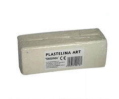 Koma Plast Plastelina juoda 500g, modeliavimo masė vaikams ir menininkams