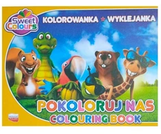 Koma Plast Plastelinos rinkinys 16 spalvų + spalvinimo knygelė