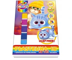 Koma-plast Sweet Colours plastilinas, 16 spalvų + mentelė