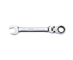 Kombinuotas terkšlinis raktas lanksčia galvute KS Tools GEAR+ 8mm