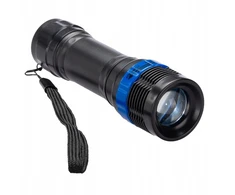 Kompaktiškas taktinis kišeninis žibintuvėlis su ZOOM, SMD LED objektyvu