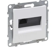 Kompiuterio lizdas be rėmelio LEGRAND SUNO, 1 x RJ45, baltos sp.