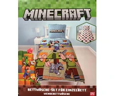 Patalynės komplektas Komplet pościeli Minecraft 135 x 200 cm