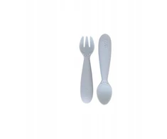 EZPZ Mini Utensils pastelinis pilka