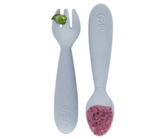 EZPZ Mini Utensils pastelinis pilka