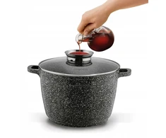 Konighoffer Keramikos puodas 6.5l su dangčiu, indukcijai, dujoms, orkaitei