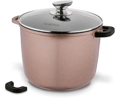 Konighoffer Pollo Rose Gold puodas 6.8l, 24cm, indukcijai, su dangčiu