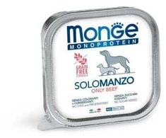 Monge Monoproteico "Solo" - Wet Dog Pate 100% jautiena 150g