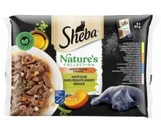 Konservuotas kačių ėdalas SHEBA, įvairios mėsos rinkinys, 4 x 85 g