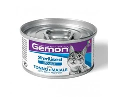 GEMON - Wet Cat Mousse Sterilised Tuna/Pork 85g