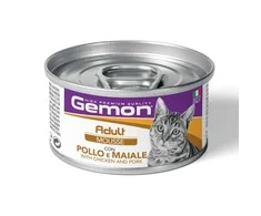 GEMON - Wet Cat Mousse Adult Chicken/Pork 85g