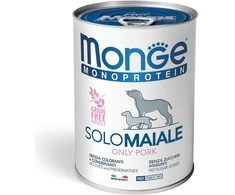 Monge Monoproteico "Solo" - Wet Dog Pate 100% PORK 400g