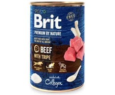 Brit Premium by Nature konservai šunims jautiena with Tripes 400g