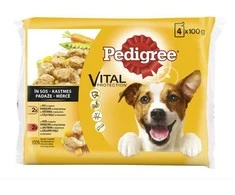 Konservuotas šunų ėdalo rinkinys PEDIGREE Adult, 4 x 100 g