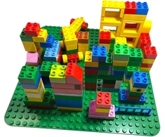 Konstrukcinė plokštė 38,5x38,5 DUPLO blokams