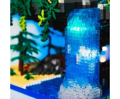 KONSTRUKCINIAI BLAKAI JAPANIŠKAS SODAS ZEN HOUSE CHERRY + LED SET 2705 EL.