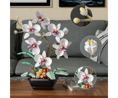 KONSTRUKCINIAI BLAKALAI, DIRBTINĖ ORCHIDĖJŲ AUGALA, RINKINYS SU GĖLĖMIS, 581 VNT.