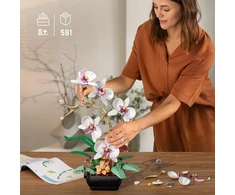 KONSTRUKCINIAI BLAKALAI, DIRBTINĖ ORCHIDĖJŲ AUGALA, RINKINYS SU GĖLĖMIS, 581 VNT.