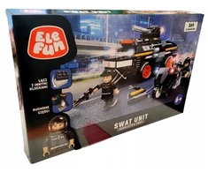 Konstrukciniai blokeliai Elefun "specialioji Swat komanda" 369 det.